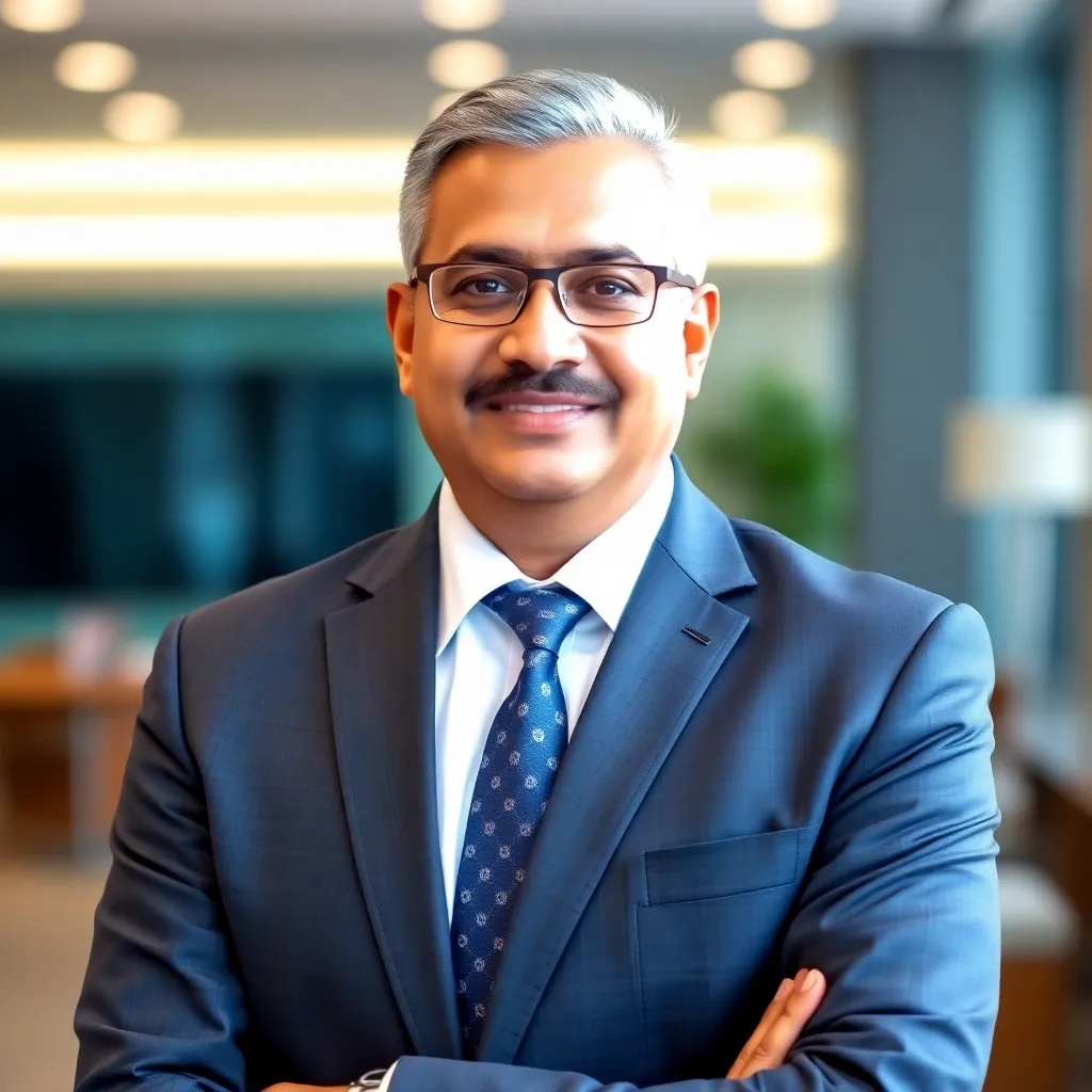 Portrait of a young, dynamic male coach in his 30s, specializing in startups, standing in a creative workspace.